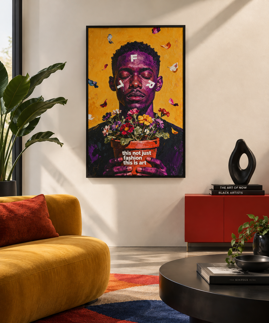 LFR ORIGINAL ART PRINT "GIVE ME MY FLOWERS"