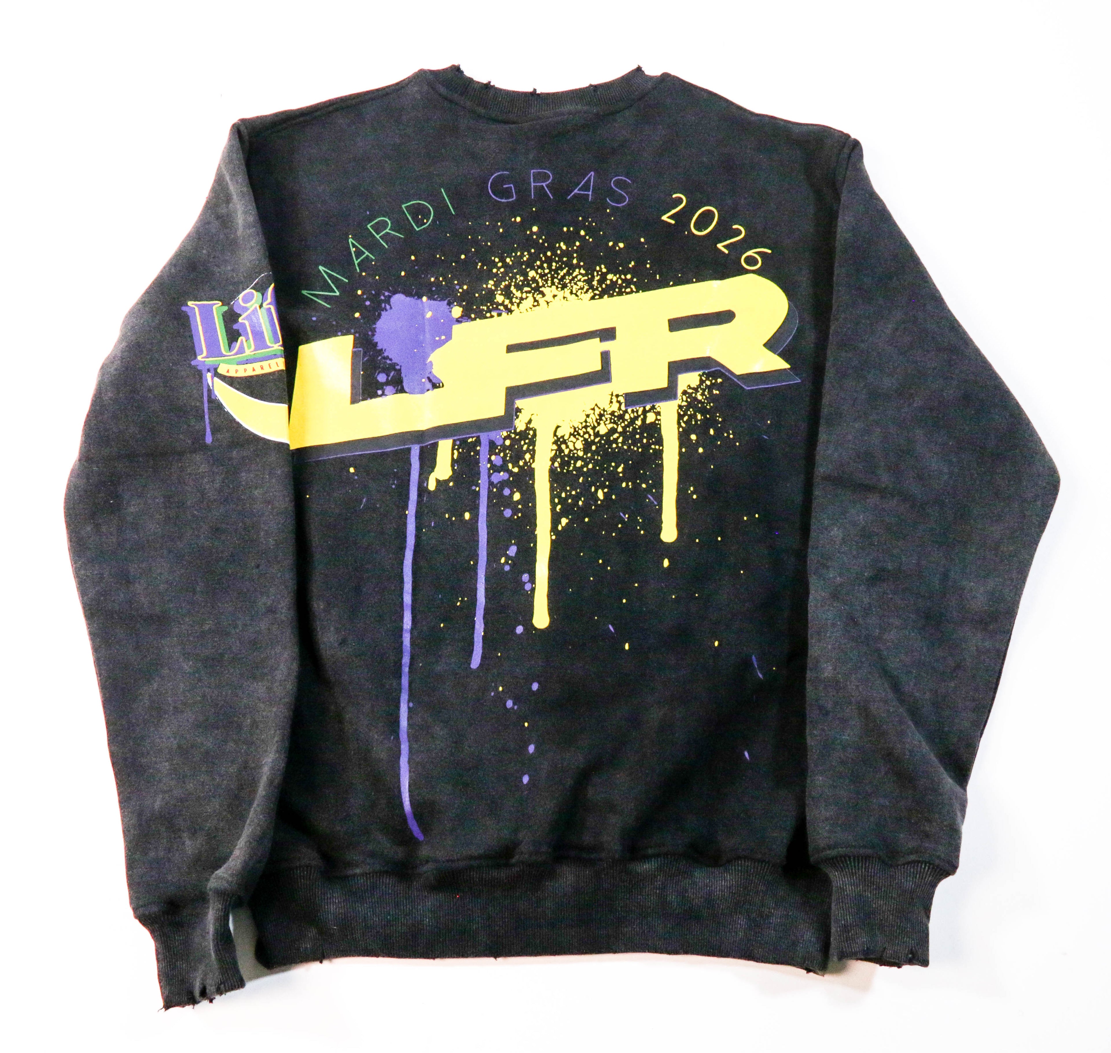 2026 LIFER MARDI GRAS SWEATSHIRT